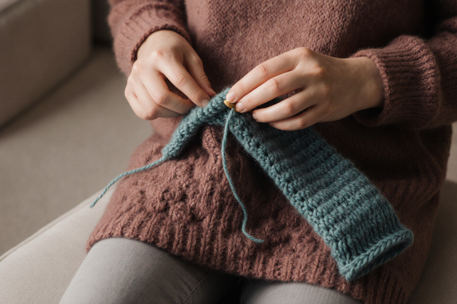 Gifts that do not, unless you start early : Knitted gifts you can actually finish in time: count the stitches