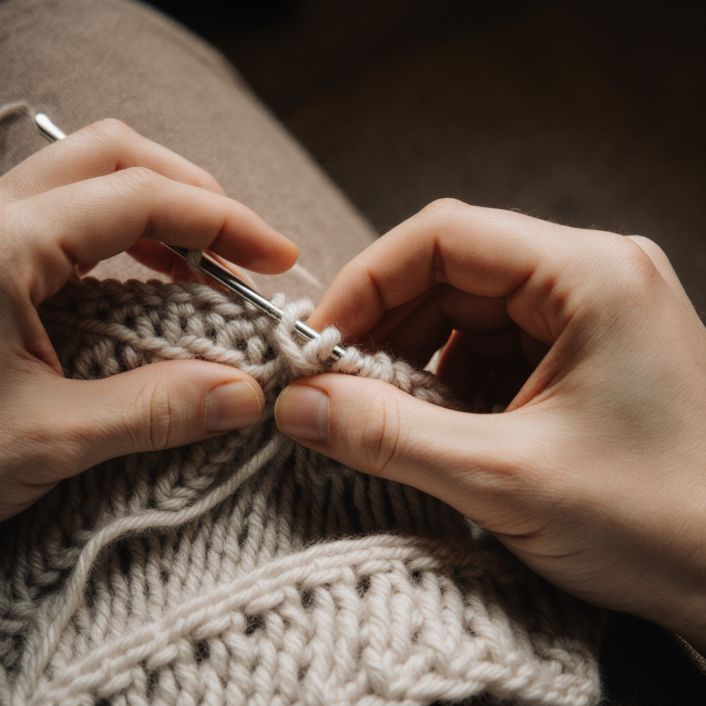 Hands, and comfort : Crochet or knitting for beginners: what actually differs