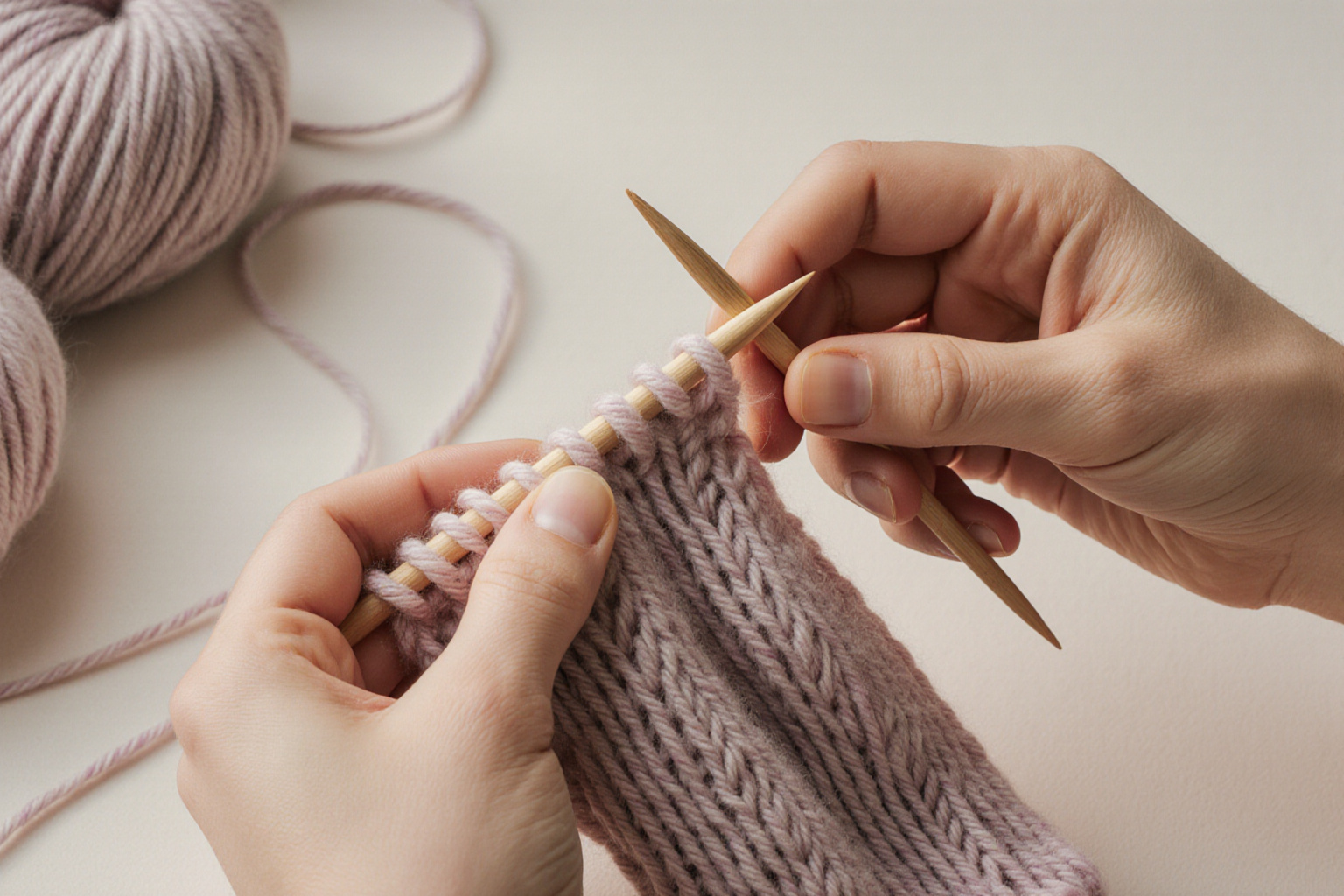 Plied : The best yarn for a first knitting project, and why