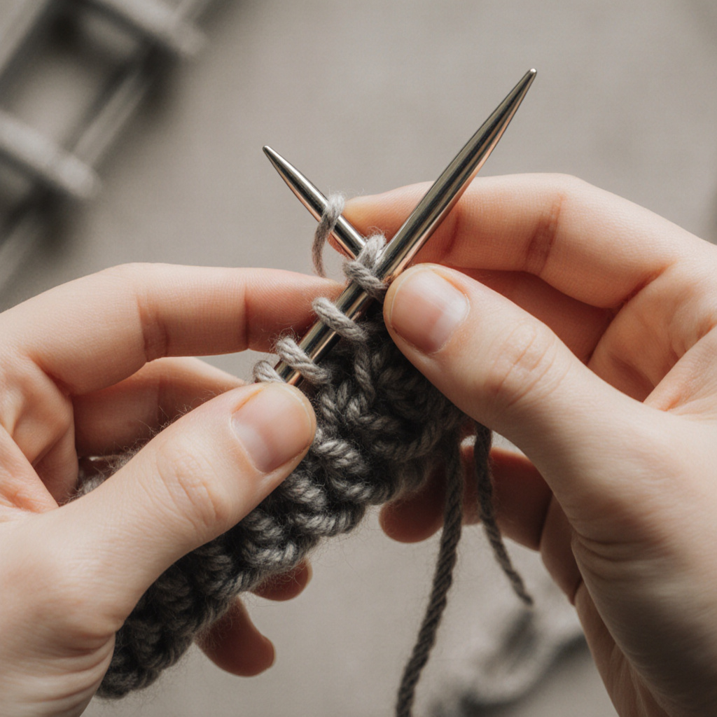 Read the ladder : How to fix a dropped stitch in knitting, one rung at a time