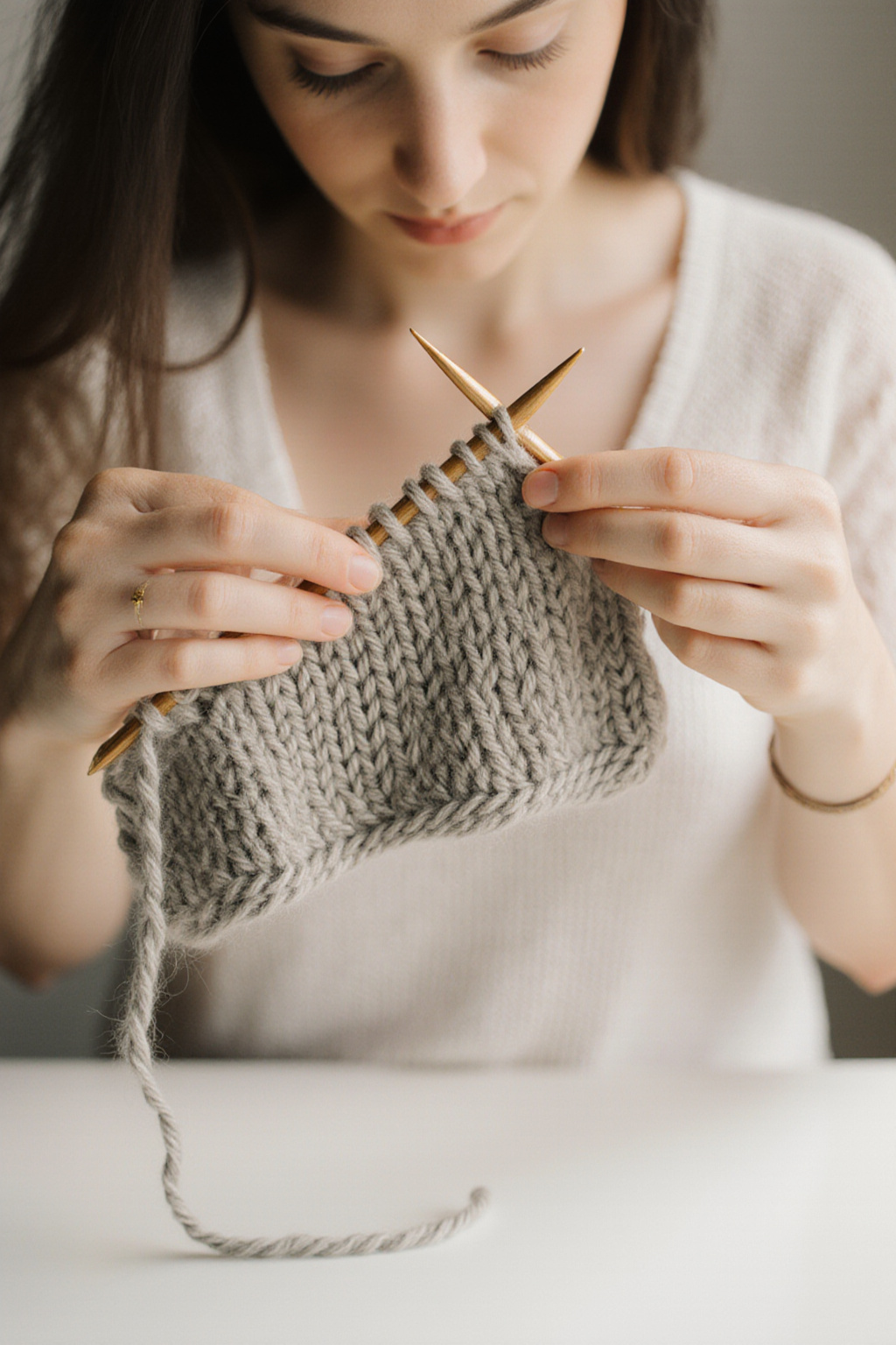 The gauge statement : How to read a knitting pattern for beginners, line by line
