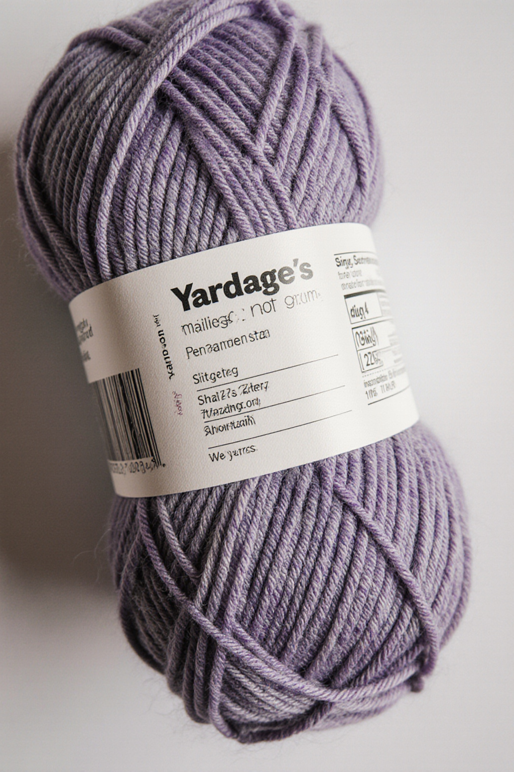 Yardage, not grams : What a yarn label tells you: weight, fiber, yardage and dye lot